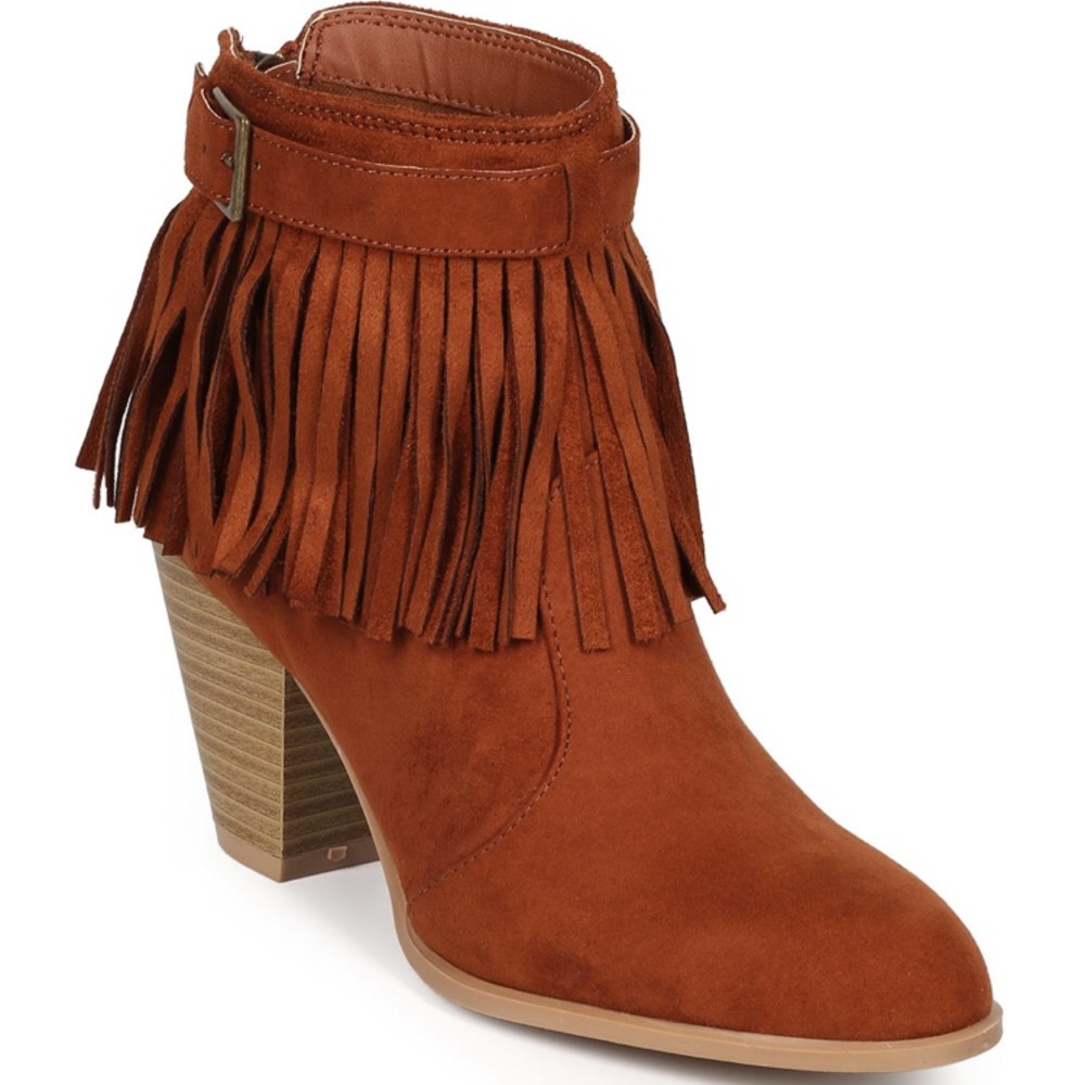 Brown booties